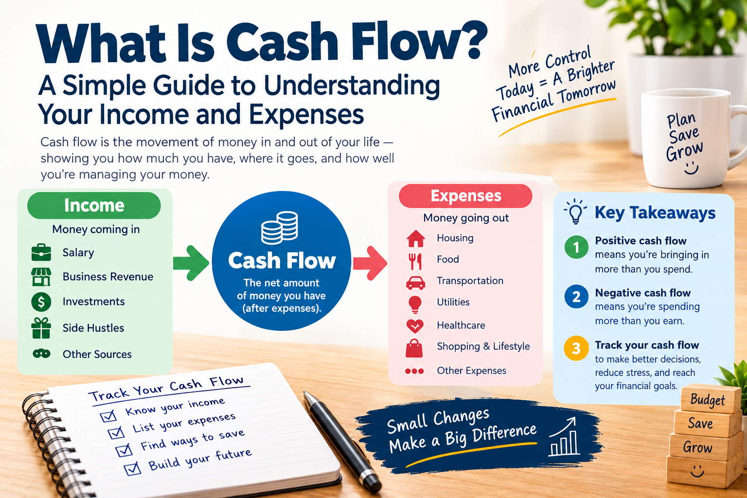 What Is Cash Flow? A Simple Guide to Understanding Your Income and Expenses