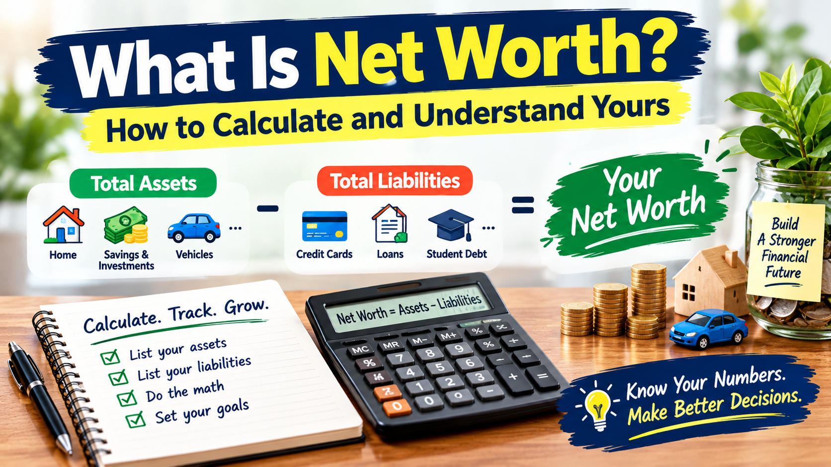 What Is Net Worth? How to Calculate and Understand Yours
